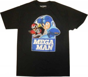 Megaman Black T-Shirt