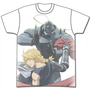 Fullmetal Alchemist Ed and Al White T-Shirt