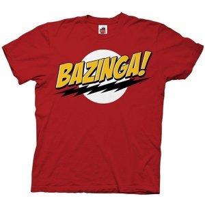 Big Bang Theory Bazinga Red T-Shirt