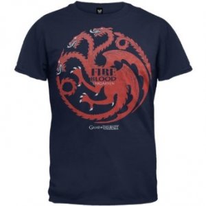 Game of Thrones Fire Blood T-Shirt Targaryan