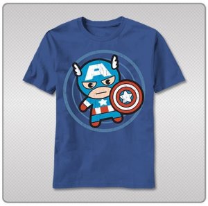 Marvel Kawaii Captain America T-Shirt