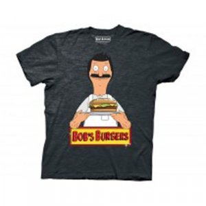 Bob's Burgers Bob Men's Black T-Shirt