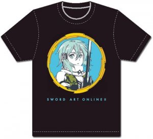 Sword Art Online GGO Sinon Black T-Shirt