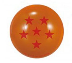 Dragonball Z 6 Star Rubber Bouncy Ball Banpresto Prize