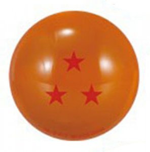 Dragonball Z 3 Star Rubber Bouncy Ball Banpresto Prize