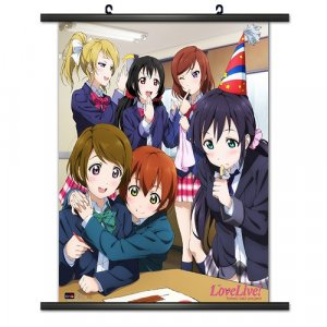 Love Live Classroom Party Wall Scroll Poster