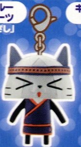 Monster Hunter White Cat Kitchen Outfit Chara Mascot Fastener