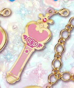 Sailor Moon Pink Moon Stick Fastener Accessory