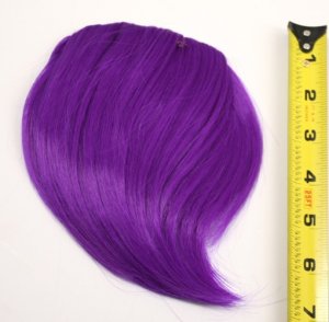 Short Bangs - Indigo Purple