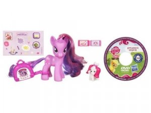 My Little Pony Twilight Sparkle Figure with Friend & DVD