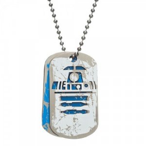Star Wars R2D2 Dog Tag Necklace
