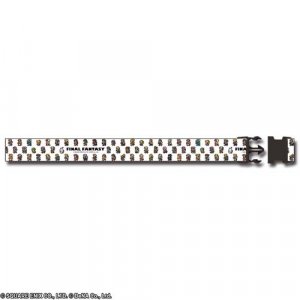 Final Fantasy Chibi Characters White Luggage Strap