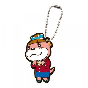 Animal Crossing Lottie Rubber Key Chain