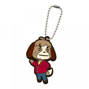 Animal Crossing Digby Rubber Key Chain