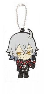 Black Butler Snake Book of Circus Rubber Key Chain