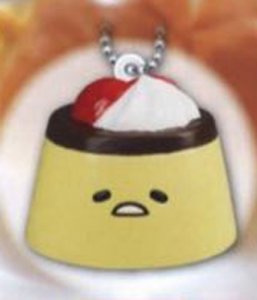 Gudetama Pudding Foam Mascot Key Chain