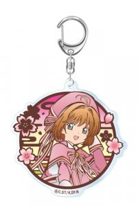 Card Captor Sakura Sakura Pink Outfit Acrylic Key Chain