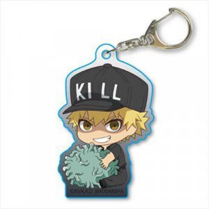 Cells at Work Killer T Cell Holding Killer T Cell Acrylic Key Chain