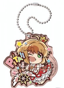 Card Captor Sakura Sakura w/ Queen of Hearts Dress Pita! Acrylic Key Chain