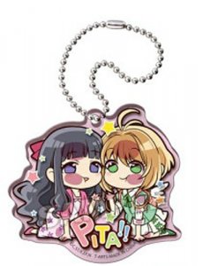 Card Captor Sakura Tomoyo and Sakura Pita! Acrylic Key Chain