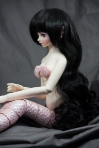 Doll Wig Meiko - Natural Black