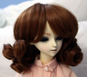 Doll Wig Risa - Auburn Brown
