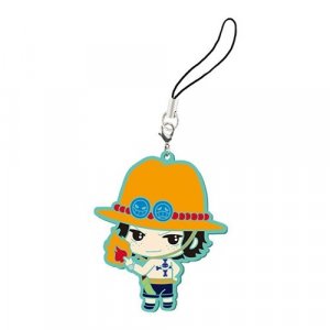 One Piece Ace Rubber Phone Strap
