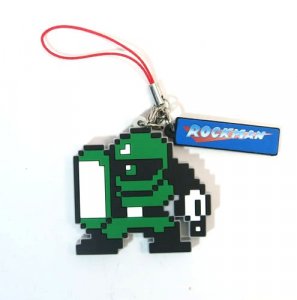Megaman Green Protoman Rockman Rubber Phone Strap