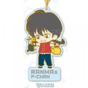 Ranma 1/2 Ranma and P-Chan Rumiko Takahashi Rubber Phone Strap