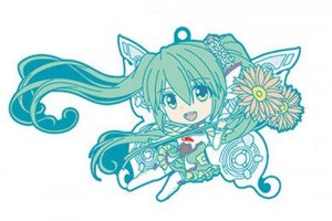 Vocaloid Miku Hair flying GT Project Rubber Phone Strap