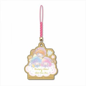 Card Captor Sakura X Sanrio Twin Stars Pink Netsuke Phone Strap