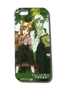 Spice and Wolf Holo and Lawrence Iphone 5 Cell Phone Case