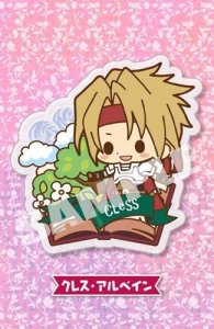 Tales of Friends Cless Alvein Phantasia Clear Brooch Pin