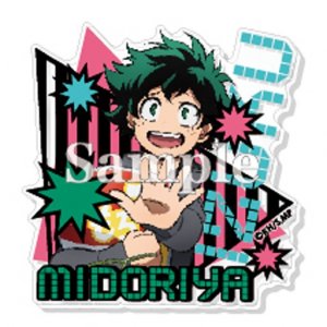 My Hero Academia Midoriya Izuku Deku Stop Acrylic Badge Pin
