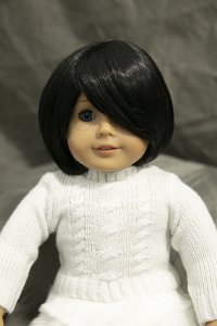 Doll Wig Rei - Natural Black