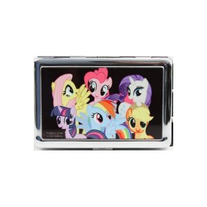 My Little Pony Mane Six Group Metal Business Card Holder