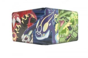 Pokemon Groudon, Kyogre, and Rayquaza Bifold Wallet