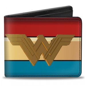 DC Comics Wonder Woman Logo Bifold Buckle Down Wallet