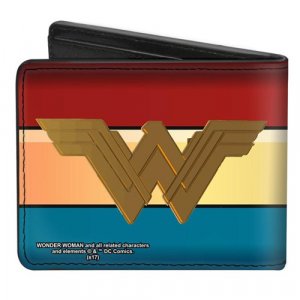 DC Comics Wonder Woman Logo Bifold Buckle Down Wallet