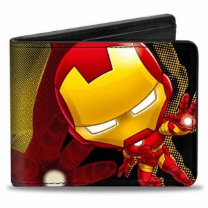 Marvel Iron Man Chibi Buckle Down Bifold Wallet
