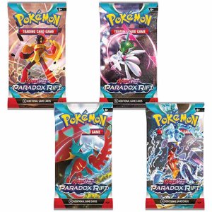 Pokemon Scarlet and Violet 4 Paradox Rift English Trading Card Booster Pack (10 Cards)