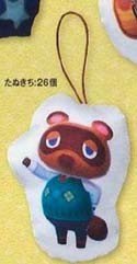 Animal Crossing 3'' Tom Nook Plush Pillow Phone Strap