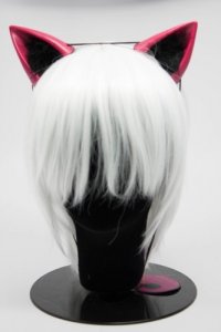 Cat Ears Long Colored Ears with Fur Cosplay Head Band by Yaya Han