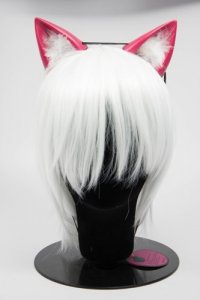 Cat Ears Long Colored Ears with Fur Cosplay Head Band by Yaya Han