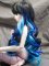 Doll Wig Ayumi - Natural Black Fade Blue