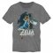 Zelda Breath of the Wild Gray Link Adult Men's T-Shirt