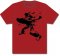 Street Fighter Ryu T-Shirt Red Men's