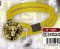 One Piece File Gold Gold Colored Jolly Roger PU Bracelet
