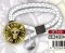 One Piece File Gold White Colored Jolly Roger PU Bracelet