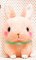 Cute Baby Animals 3'' Pink Bunny Amuse Plush Key Chain